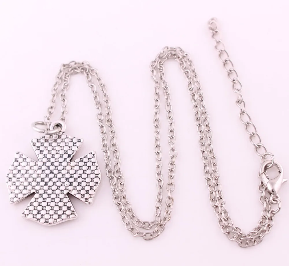 10 шт./лот цинковый сплав античный посеребренный металлический знак Fire Dept