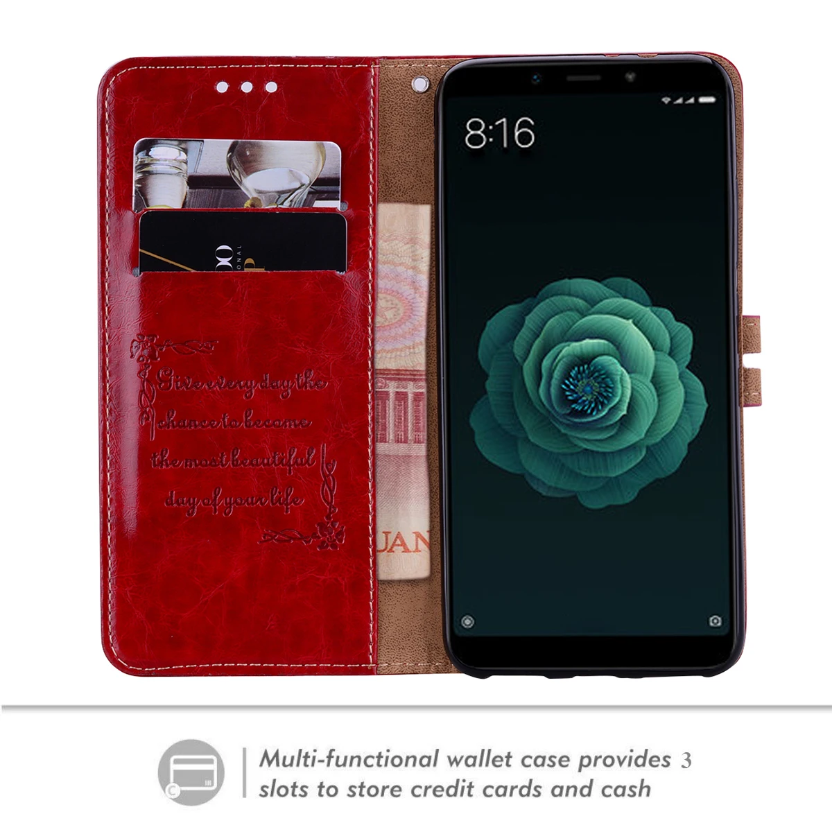 Кожаный чехол для Xiaomi Redmi 3S 4X 4A Note 5A 5 6 Pro 7 Plus S2 6A Mi 8 A1 A2 5X 6X F1 флип