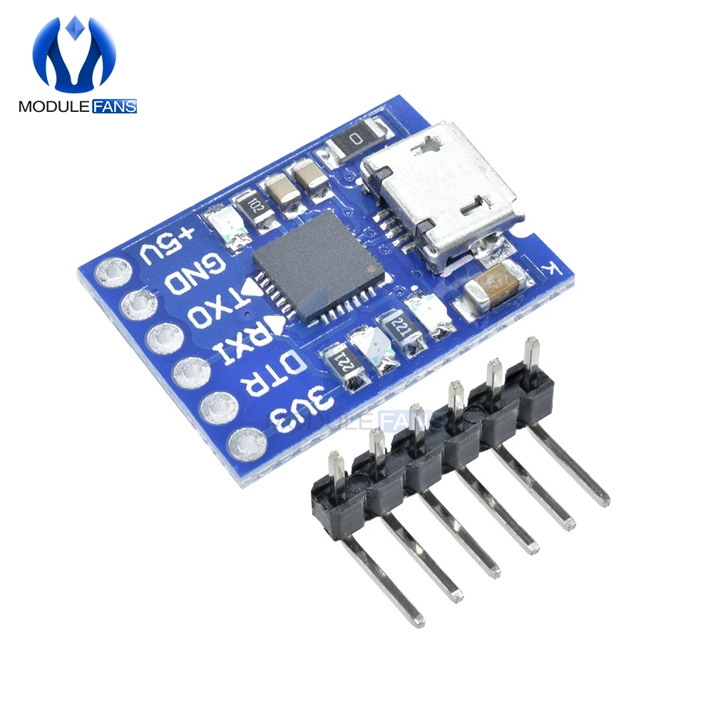 Преобразователь CJMCU CP2102 с MICRO USB на UART TTL модуль последовательный преобразователь 6