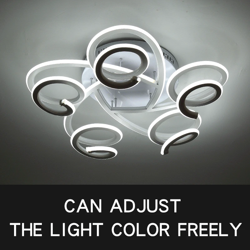 LED Потолочные светильники Дистанционное управление затемняя современный