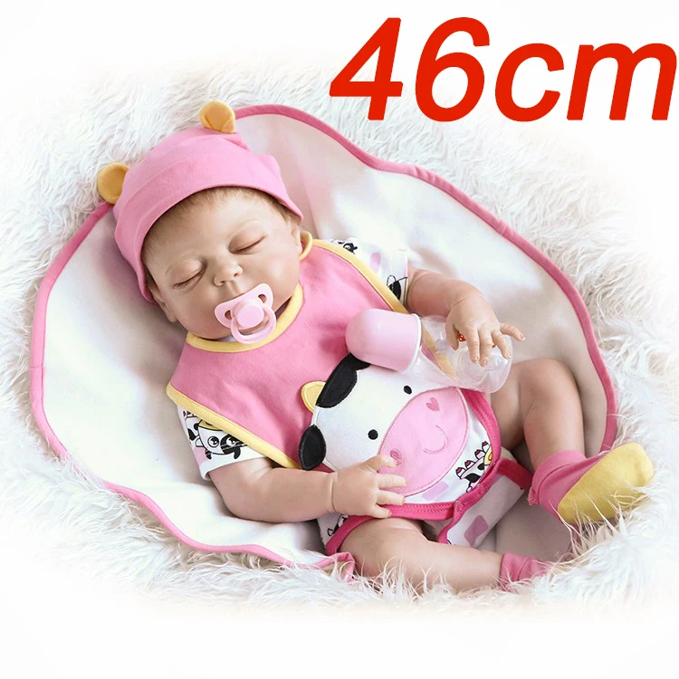 

NPK DOLL New mini Reborn Babies Dolls Lifelike hard silicone Vinyl Toys Bebe Reborn Baby Toys For Girls Doll Play house DIY Gift