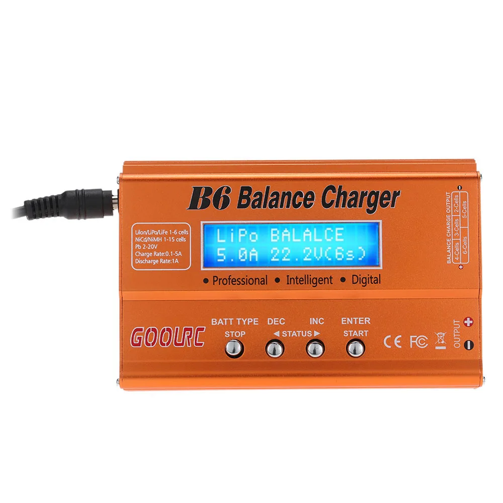 B6 мини многофункциональное зарядное устройство СОП для LiPo батареи Lilon LiFe NiCd NiMh Pb RC
