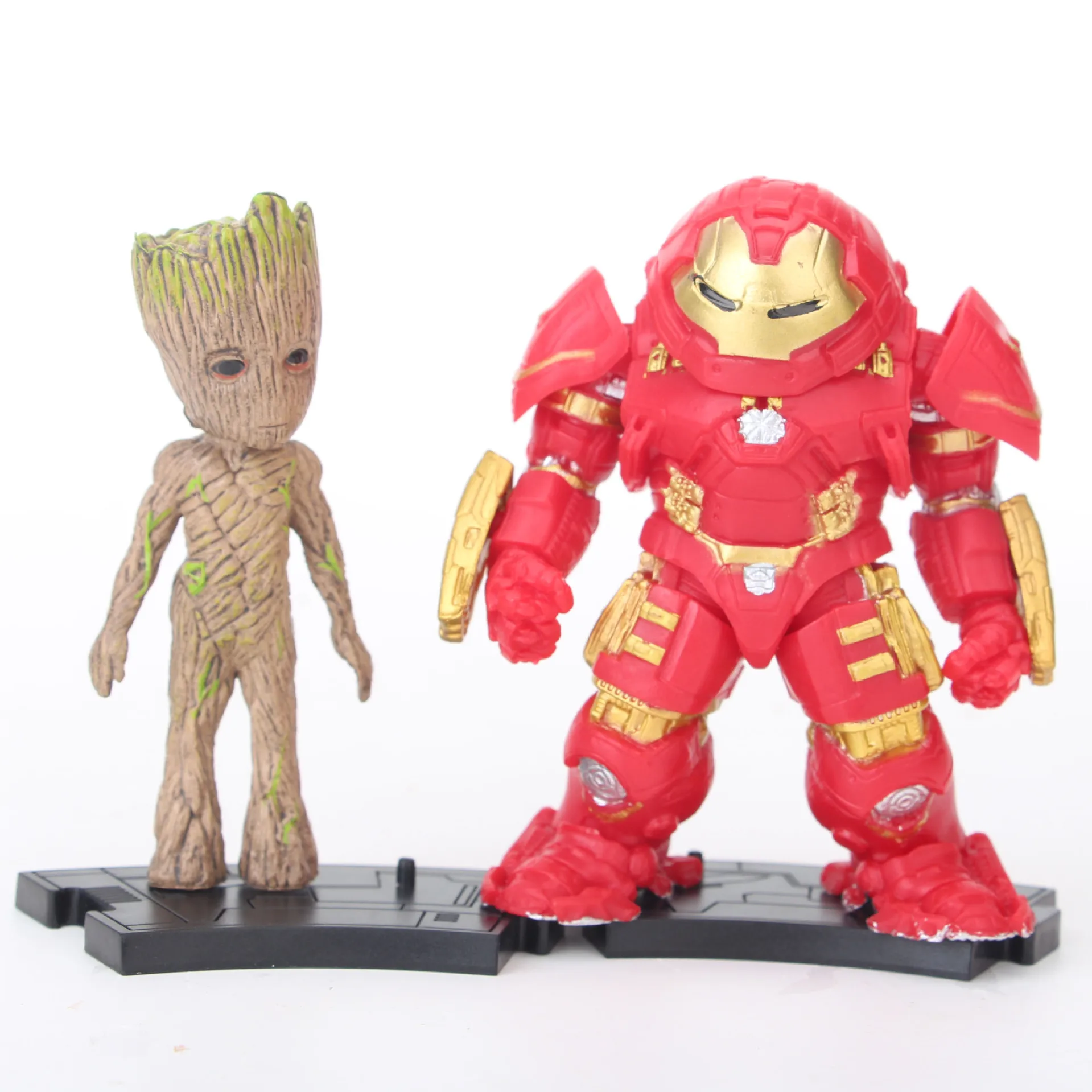 

8pcs/set Marvel Avengers Infinity War Hulkbuster IronMan Thor Captain American Spiderman Black Panther Hulk Figure Toys