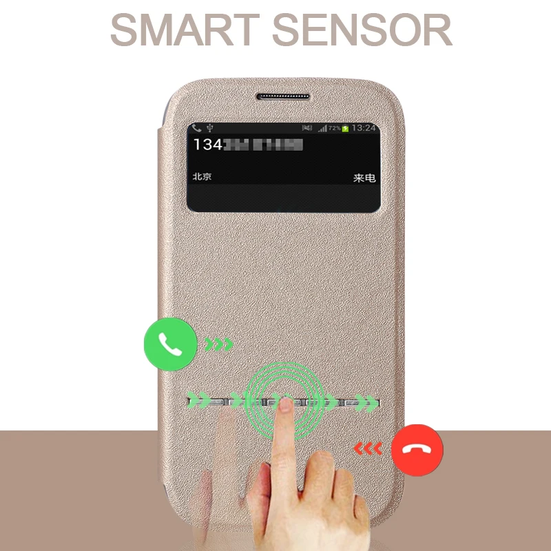 Металлический чехол из искусственной кожи для Samsung Galaxy 2015 J5 J7 J700F откидной Чехол с