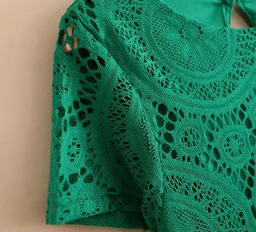 Летняя одежда для беременных женщин повседневная платье вязаная кружевная