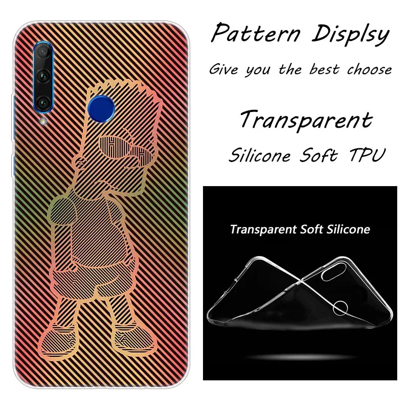 006 Модный мягкий силиконовый чехол Homer Simpson для Huawei Honor 20 20i 10 9 8 Lite 8X 8C 8A 8S 7S 7A Pro View 20 - Цвет: 006