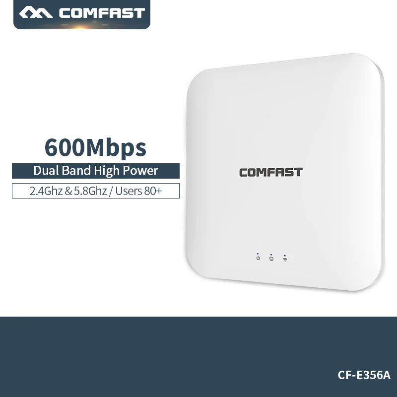 802.11ac 2 4G и 5 8G Двухдиапазонный 600 Мбит/с потолочное крепление PoE WiFi AP маршрутизатор