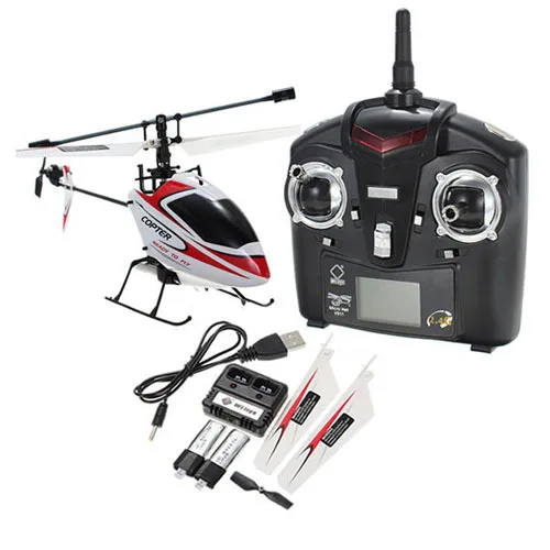 Радиоуправляемый вертолет WLToys V911 4 канала 2 ГГц 4G с одним микро-ротором
