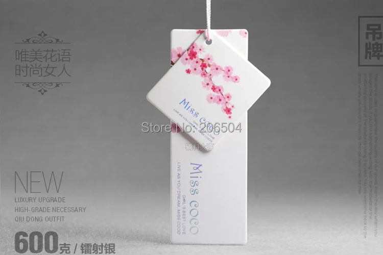 Индивидуальные этикетки для одежды OEM бумажные этикетки/бирки индивидуальные