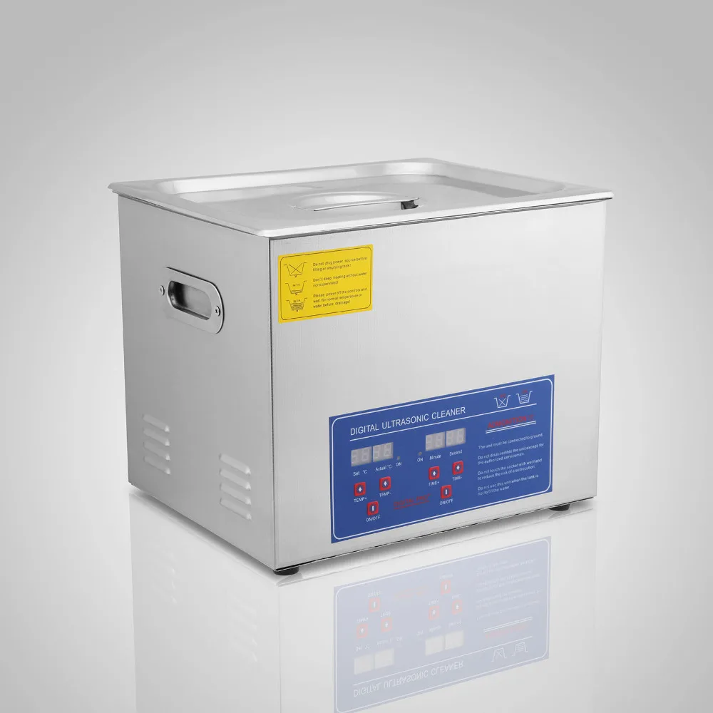 

Ultrasonic Cleaner 10L Stainless Steel SUS304 240W 40KHz Ultrasonic Cleaner