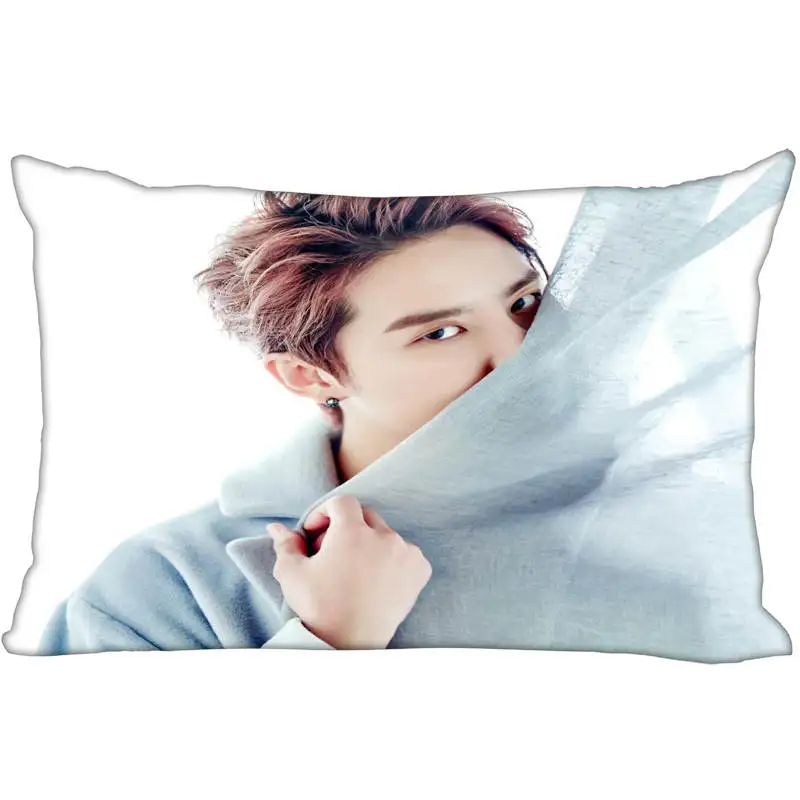 New Arrival Custom JYJ Kim Junsu Satin Pillowcase 35x45cm (one side) Printed Zipper Pillow Cover your image gift | Дом и сад