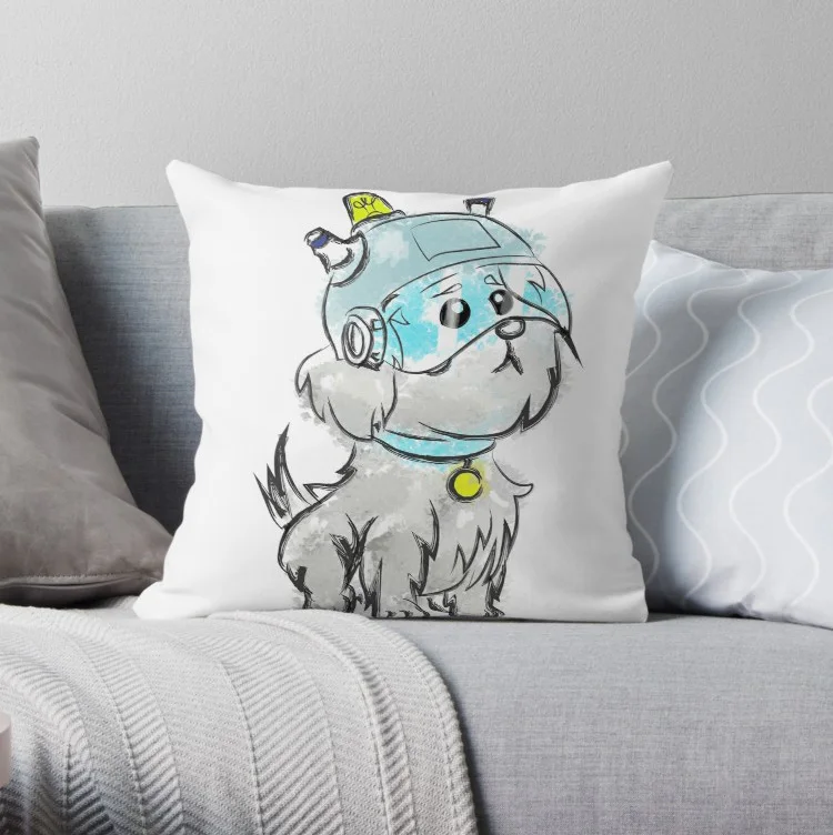 Snuffles было мое имя раба Рик и Морти наволочки для подушек узор покрывало в скандинавском стиле Подушка Наволочка квадратный принт