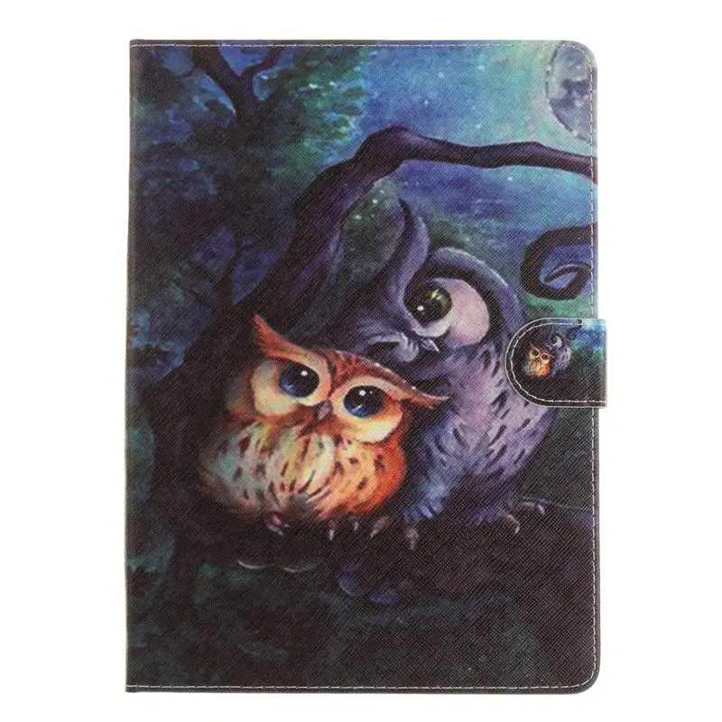 Модный мультяшный чехол из искусственной кожи с рисунком совы для Samsung Galaxy Tab S2 10. 0