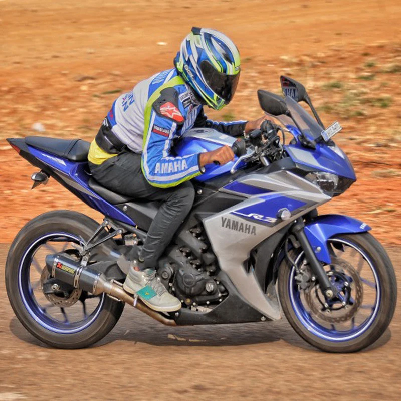 Полная система выхлопных газов для Yamaha YZF R3 R25 мотоцикл изменение глушитель