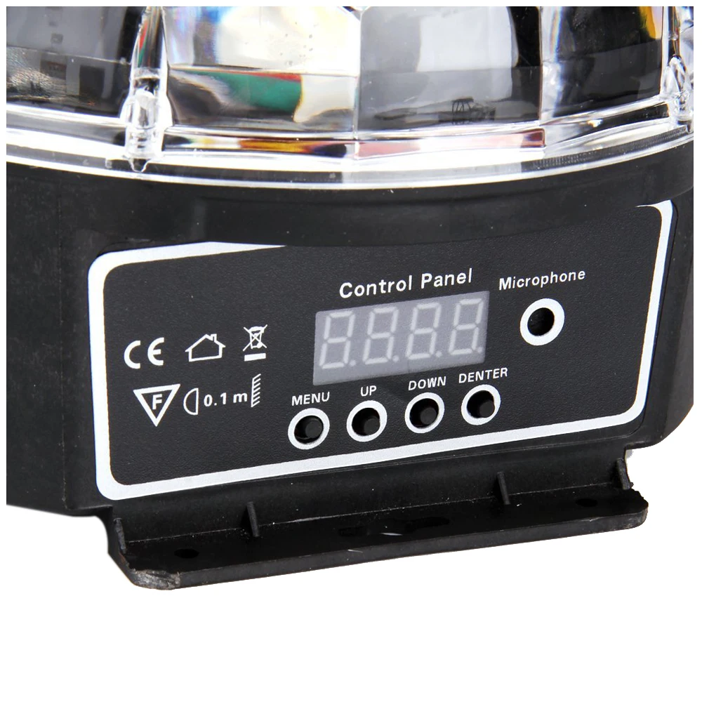 Светодиодный RGB Кристалл магический шар эффект светильник DMX дискотека Dj