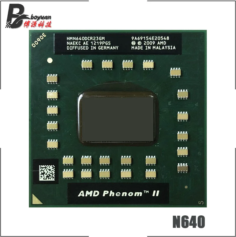 Двухъядерный мобильный процессор AMD Phenom II N640 2 9 ГГц двухъядерный двухпоточный