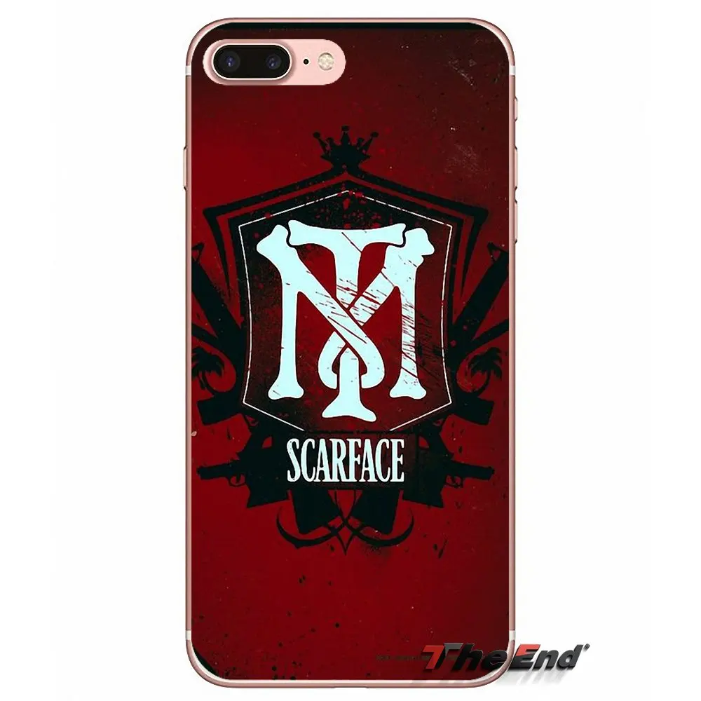 Прозрачный ТПУ чехол для Huawei G7 G8 Ascend P7 P8 P9 Lite Honor 4C 5X 5C 6X Mate 7 8 9 Y3 Y5 Y6 II Pro Scarface Tony