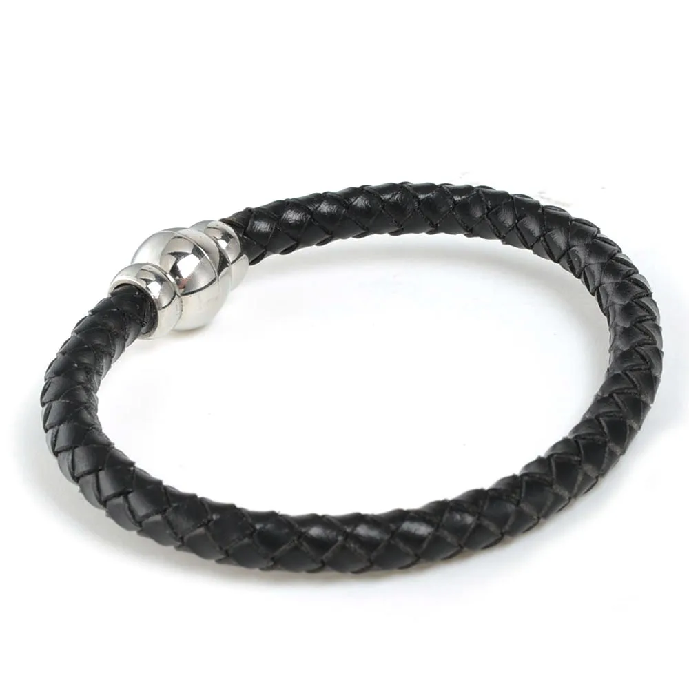 2019 Handmade Genuine Leather Weaved Man Bracelets Casual Sporty Bicycle Motorcycle Delicate Cool Bracelet Men Jewelry pulsera | Украшения
