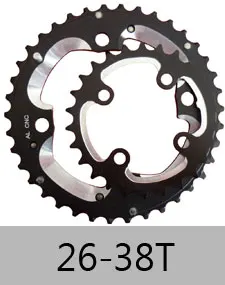 AL7075 22 T/24 T/26 T/28 T/32 T/34 T/36 T/38 T/39 T/40 T/42 T/44 T/50 T/ 53T 64BCD 104BCD 110BCD 130BCD MTB дорожный складной велосипед коленчатая цепь