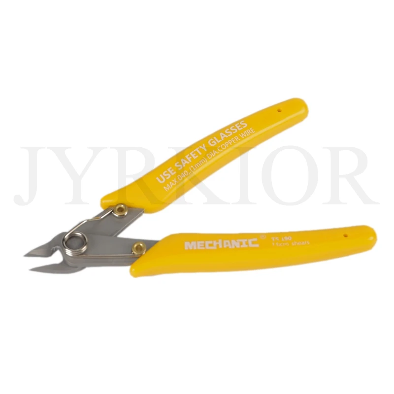 

Jyrkior Durable Cutter Edge TS Cutting Pliers 5 inch Diagonal Pliers Micro Shears DIY Mobile Phone Tablet PC Repair Tools