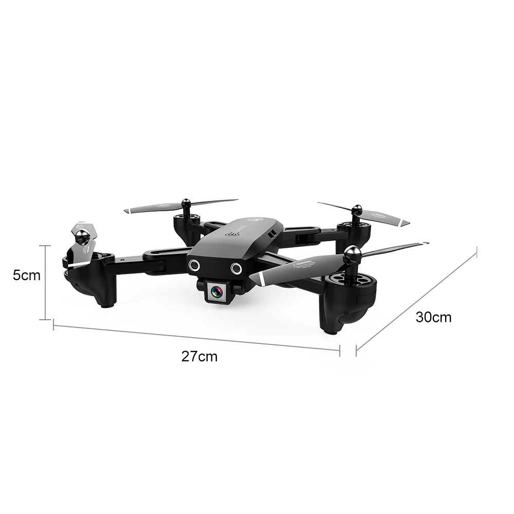Складной Дрон CSJ WIFI FPV с камерой 1080P GPS следуй за мной автоматическое возврат видео