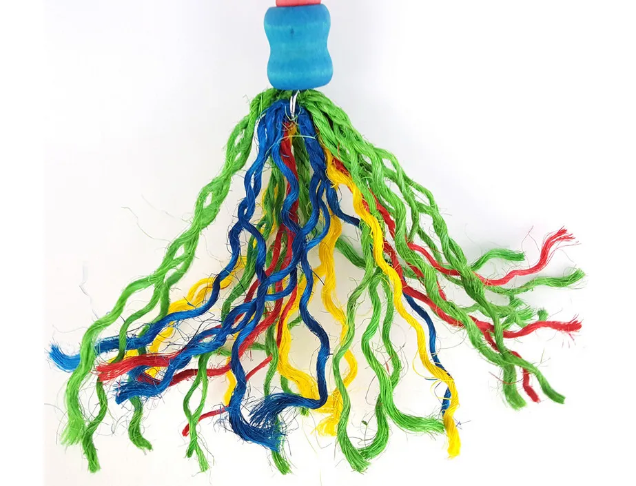 Игрушка для домашних животных деревянная игрушка попугая птица меч пеньковая