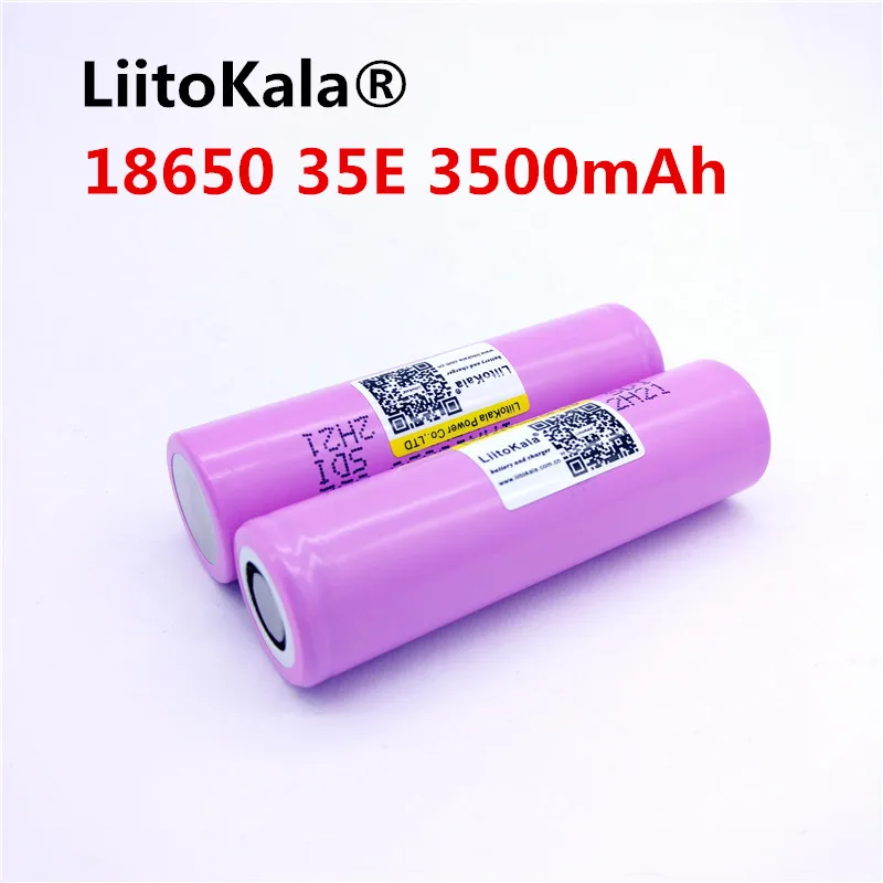 Аккумуляторная батарея liitokala 2 шт. 3500 мА/ч 13A разряд INR18650 35E 18650 литий ионный