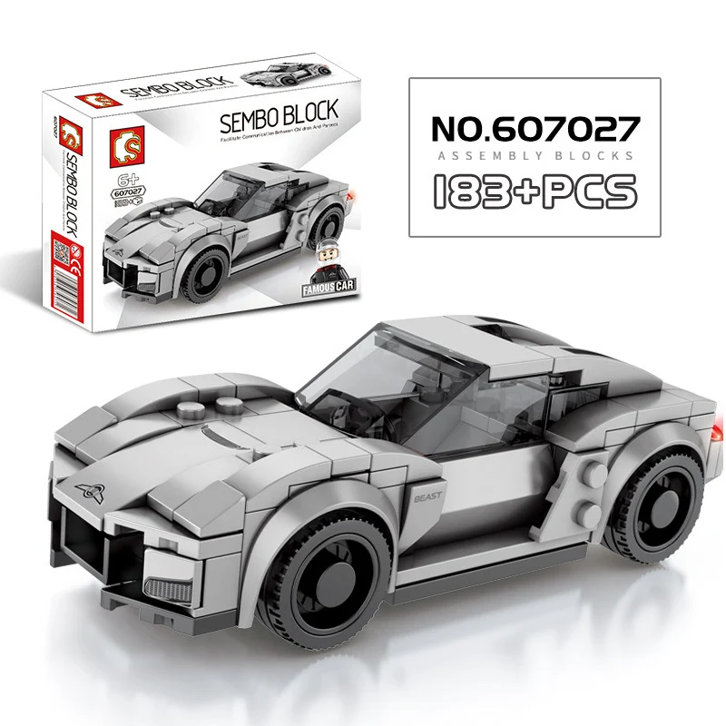 Блоки Sembo модель автомобиля совместимая с LGSet техническая машина чемпионы