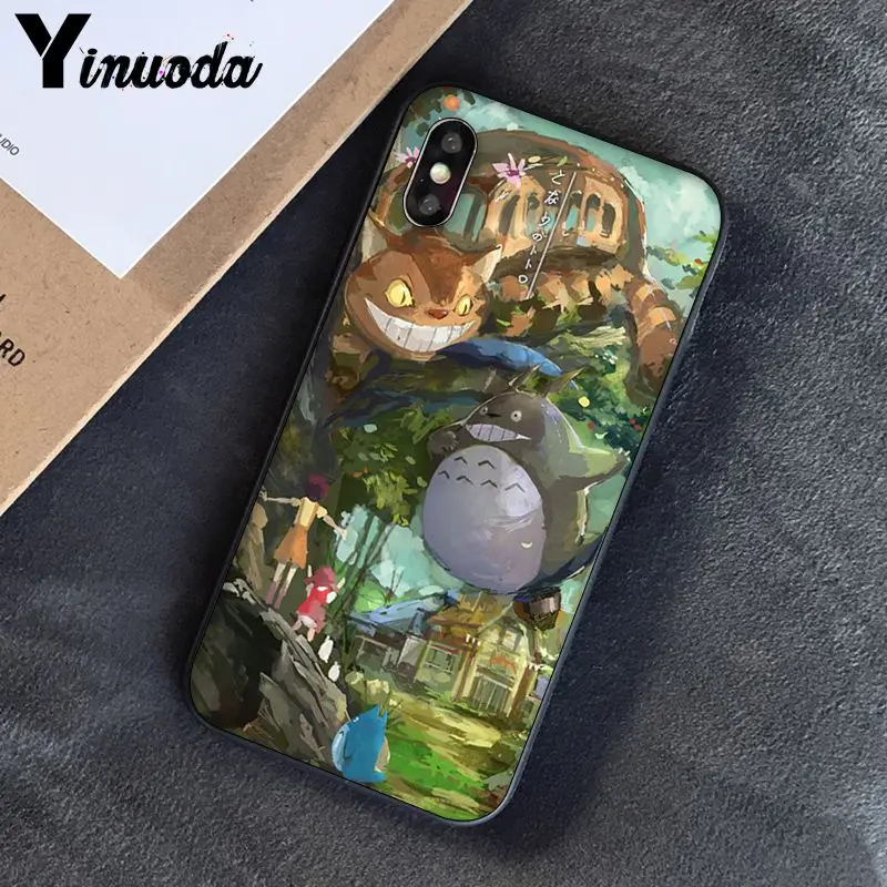 Чехол для телефона Hayao Miyazaki Totoro iPhone 13 SE 2020 6S 6plus 7 7plus 8 8Plus X Xs MAX 5 | Мобильные телефоны