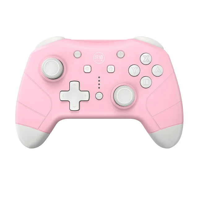 pink NS Switch Pro NFC Game pad Wireless Bluetooth Controller Remote Gamepad For Nintendos Switch NS Console Joystick PC Smart Phone - Цвет: pink