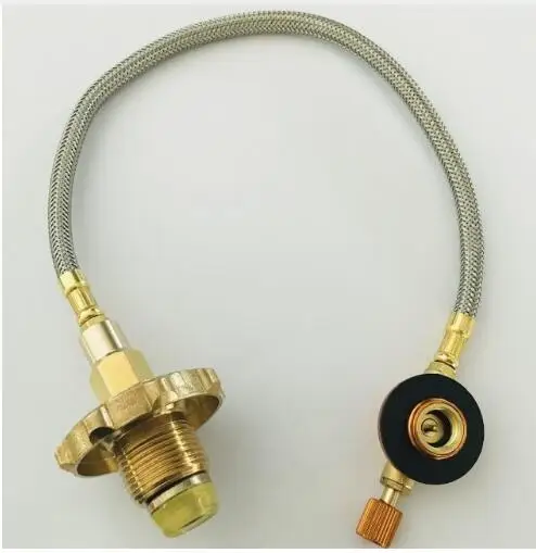 Package 8 YINGTOUMAN Camping Stove Propane Refill Adapter Gas Burner LPG Flat Cylinder Tank Coupler Bottle Adapter Safe Save for Russia - Цвет: Package 8