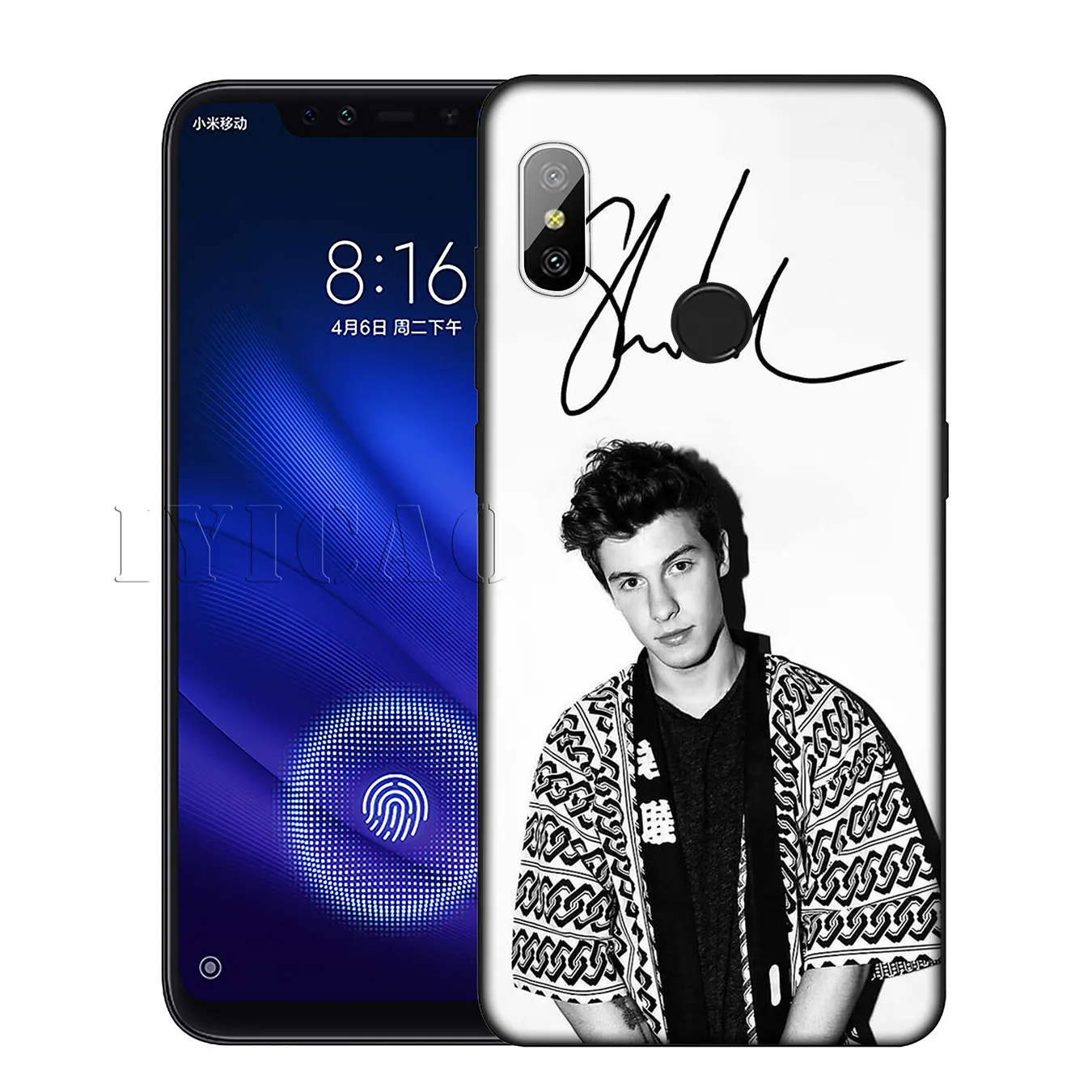 IYICAO Shawn Mendes 98 Silicone Soft Case for Xiaomi Redmi 6A 5A Note 7 4 4X 5 Plus 6 Pro Black TPU Cover |