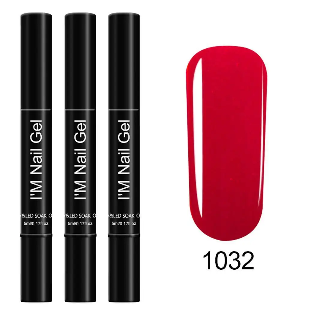 Высококачественный гель для ногтей 44 цвета ручка не нужна основа верхнее покрытие Светодиодный УФ лампа