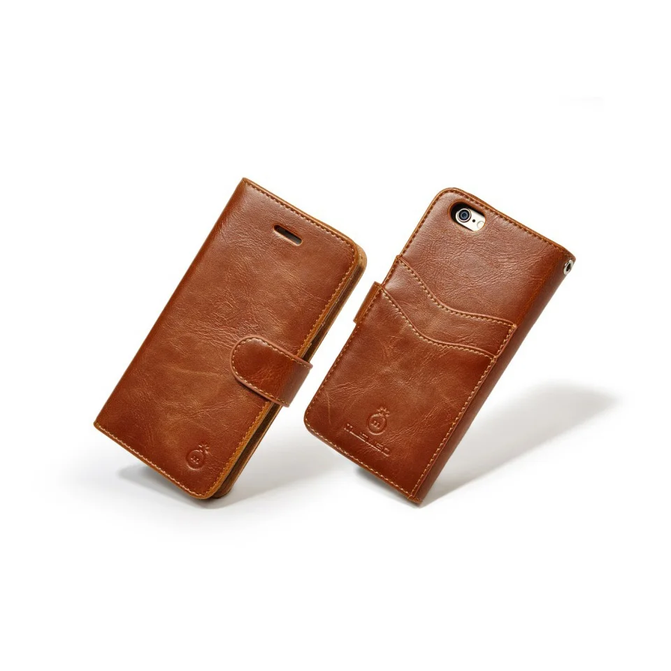 Высокого класса съемная задняя крышка с ума-лошадь кожа pattern телефон case для iphone