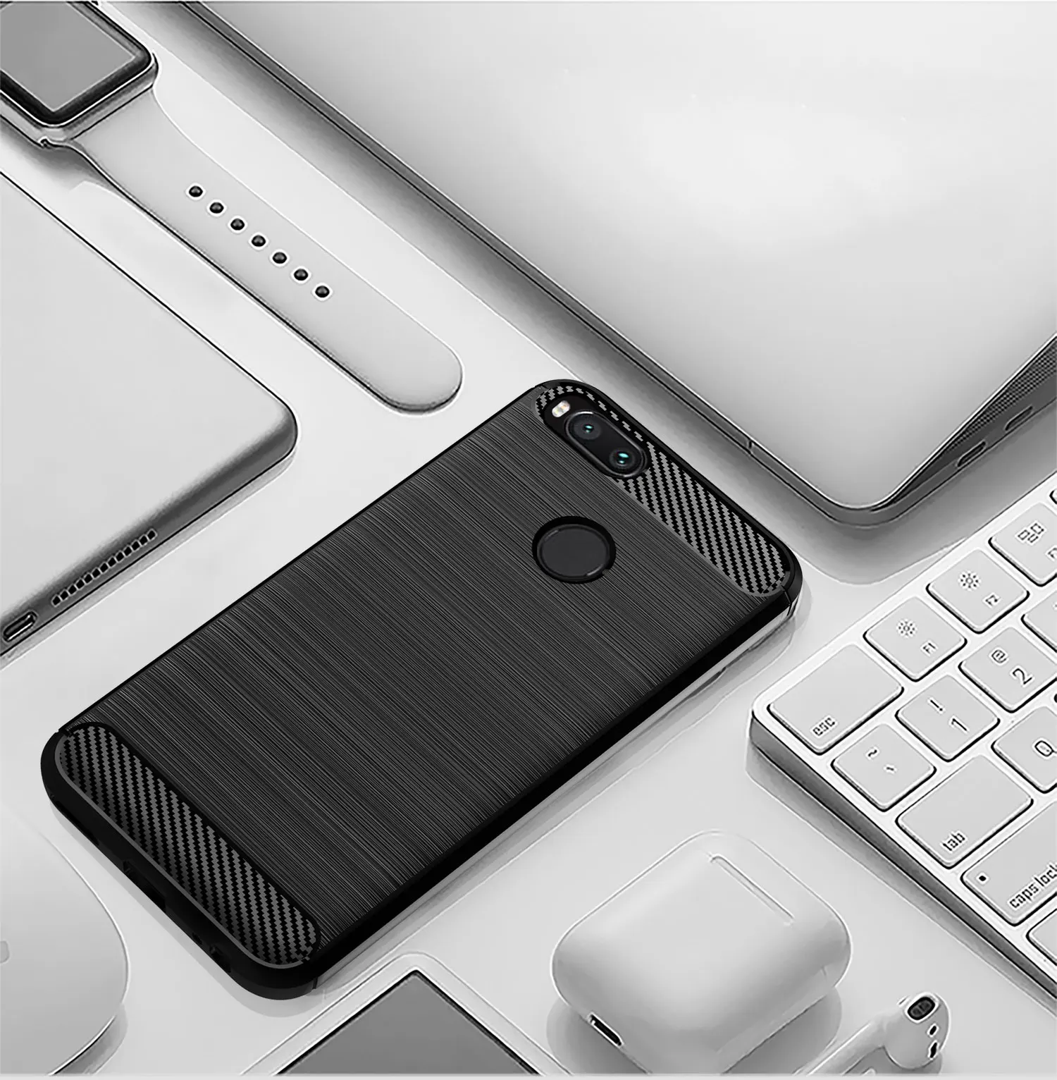 360 падение защиты чехол для Xiaomi Mi 5X в виде ракушки задняя крышка Мода ударопрочный