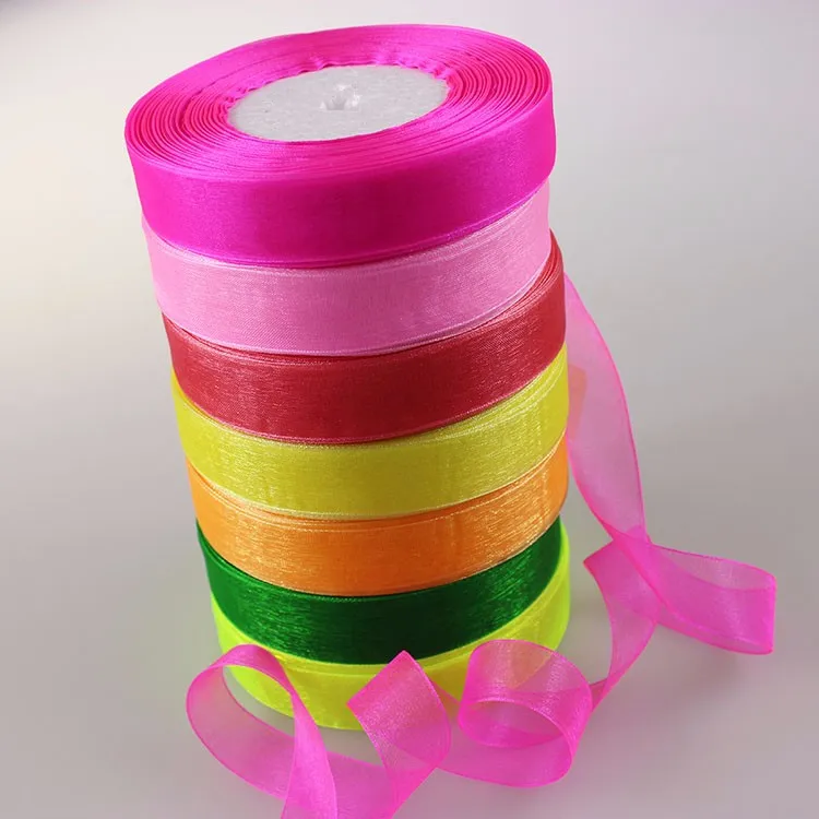 Лента декоративная из органзы 25 ярдов 20 мм коробка для сладостей самостоятельной