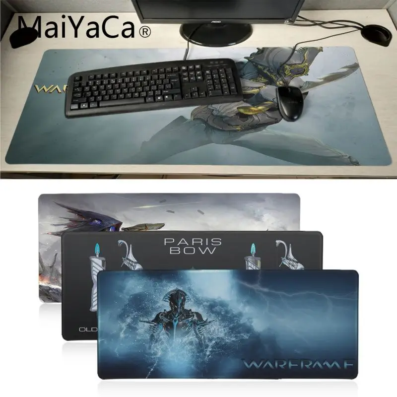 Резиновая мышь Maiyaca warframe super game прочный Настольный коврик для мыши новейший супер