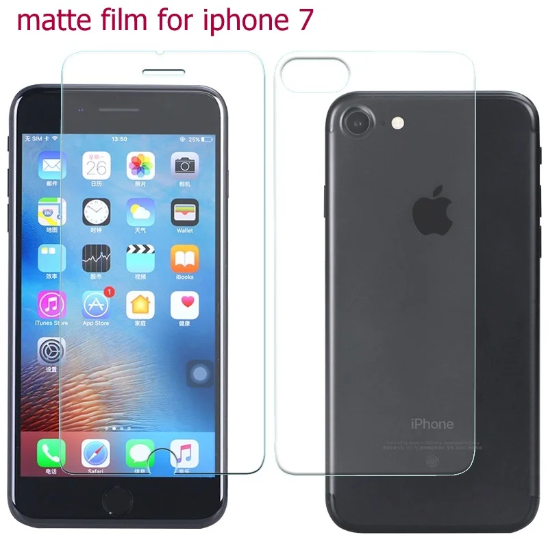Передняя и задняя глянцевая пленка для ЖК дисплея HD iphone 7 7plus матовая Антибликовая