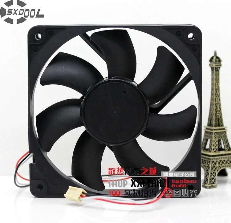 SXDOOL FD241225HB 12025 12 см 24V 0.28A вентилятор двойной шариковый подшипник привода 3
