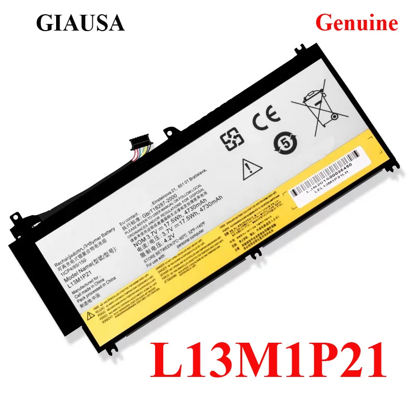 Giausa 3,7 V 17.5wh L13M1P21 батарея L13L1P21 батарея для lenovo Miix2 " дюймовый планшетный ПК Miix2 8
