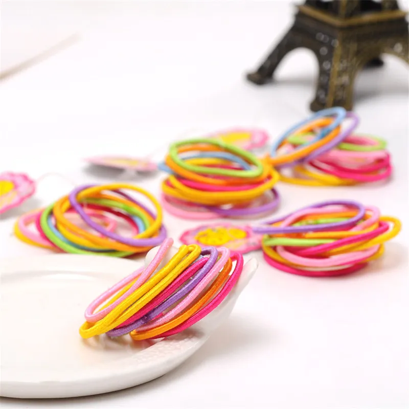 Повязка на голову детская эластичная ярких цветов 3 см 100 шт./лот | Аксессуары для