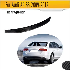 Спойлер для переднего бампера автомобиля из углеродного волокна для Audi A4 B8 standard 2009-2012 Non Sline