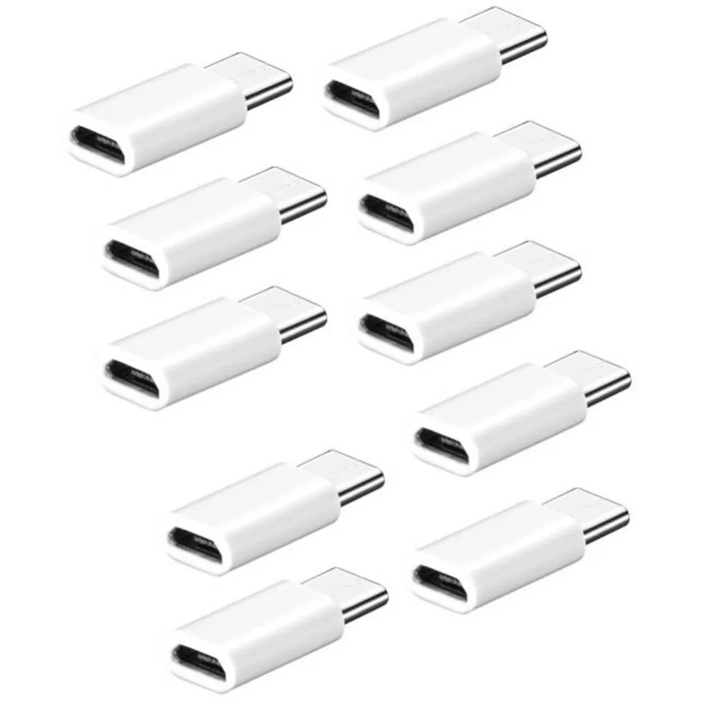 Надежный 2017 хит продаж 10 упаковок USB C Type к Micro адаптер для зарядки данных LG G5/Nexus 6