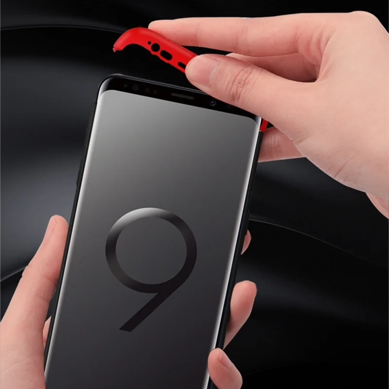 GKK чехол для Samsung Galaxy s8 s9 Plus полная защита противоударный Жесткий ПК Матовый