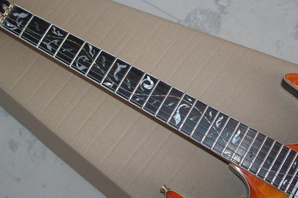 Новинка 2019 + завод pensa custom shop электрическая гитара дерево жизни вставки стеганая