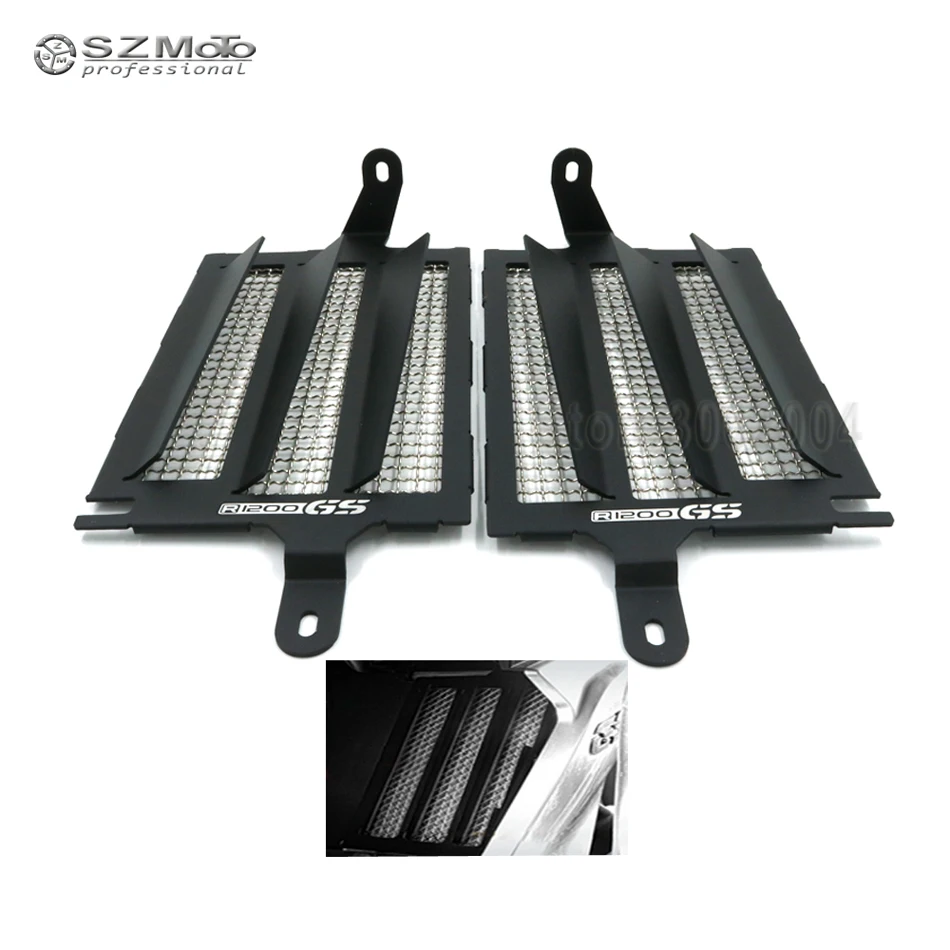 

For BMW R1200GS LC R1200 GS Adventure 2014-2016 2015 Motorcycle Water Cooled Radiator Grille Guard Cover Protector With Logo