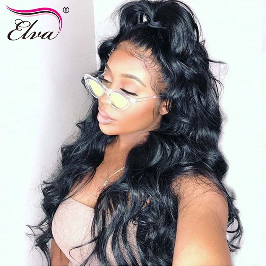 

Fake Scalp Lace Front Human Hair Wigs Glueless 13x6 Lace Wigs For Black Women Elva Hair Pre Plucked With Baby Hair Remy Hair