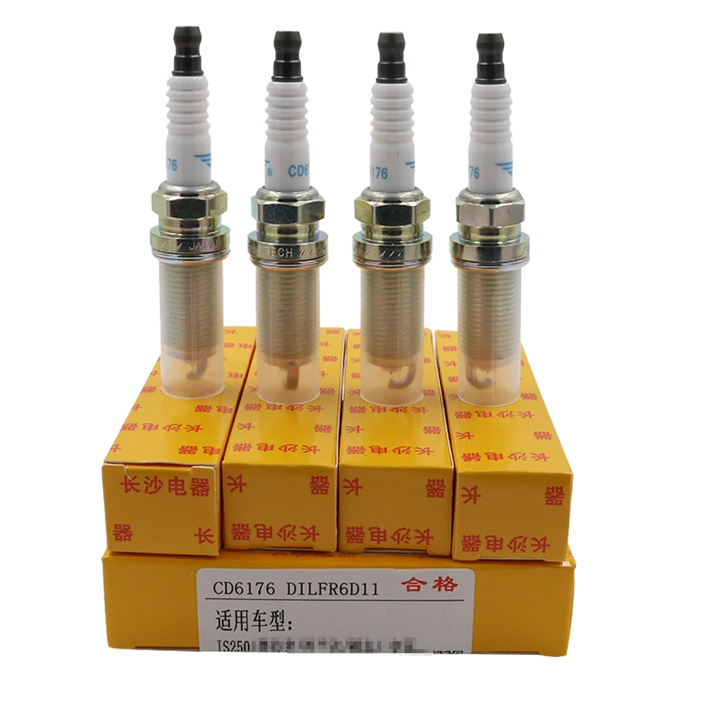 

DS 20x DILFR6D11 6176 Double iridium car Spark Plug ignition Plug For Toyota Highlander Lexus Crown Reiz High quality DILFR6D11