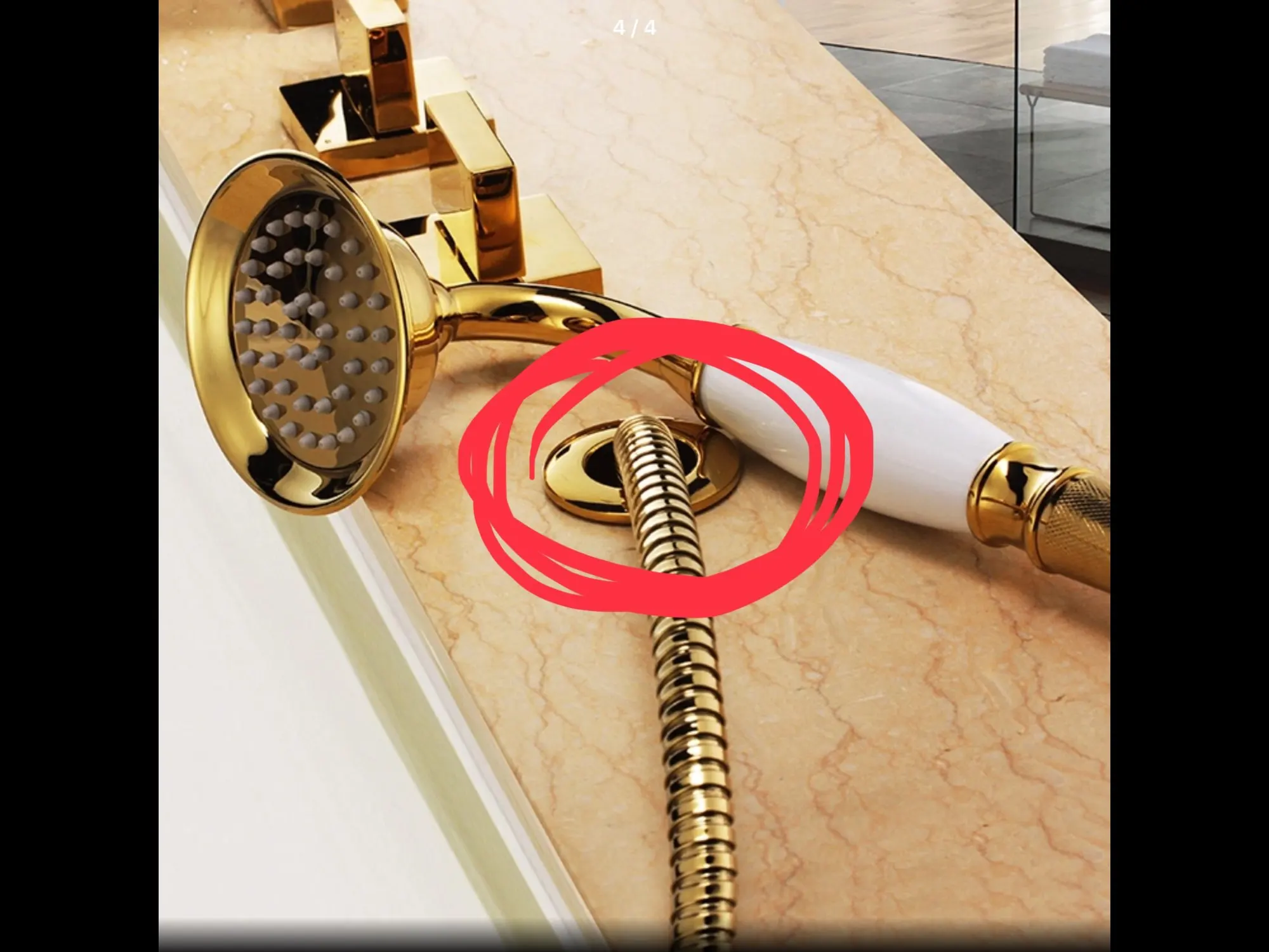 

Tub faucet base for handshower one set by DHL free ship