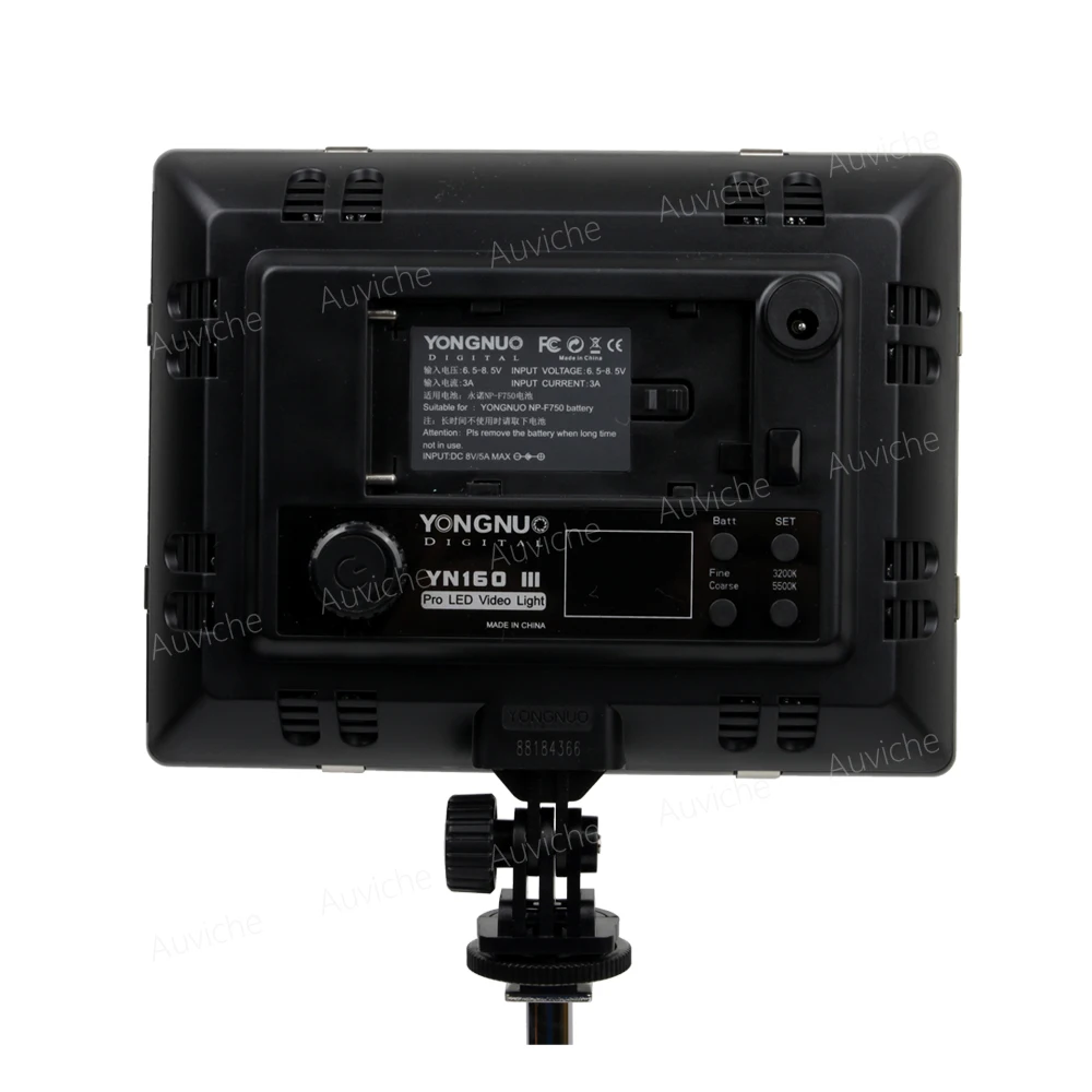 YONGNUO yn160iii 5500 К светодиодный видео заполняющий свет фотографии огни для цифровой
